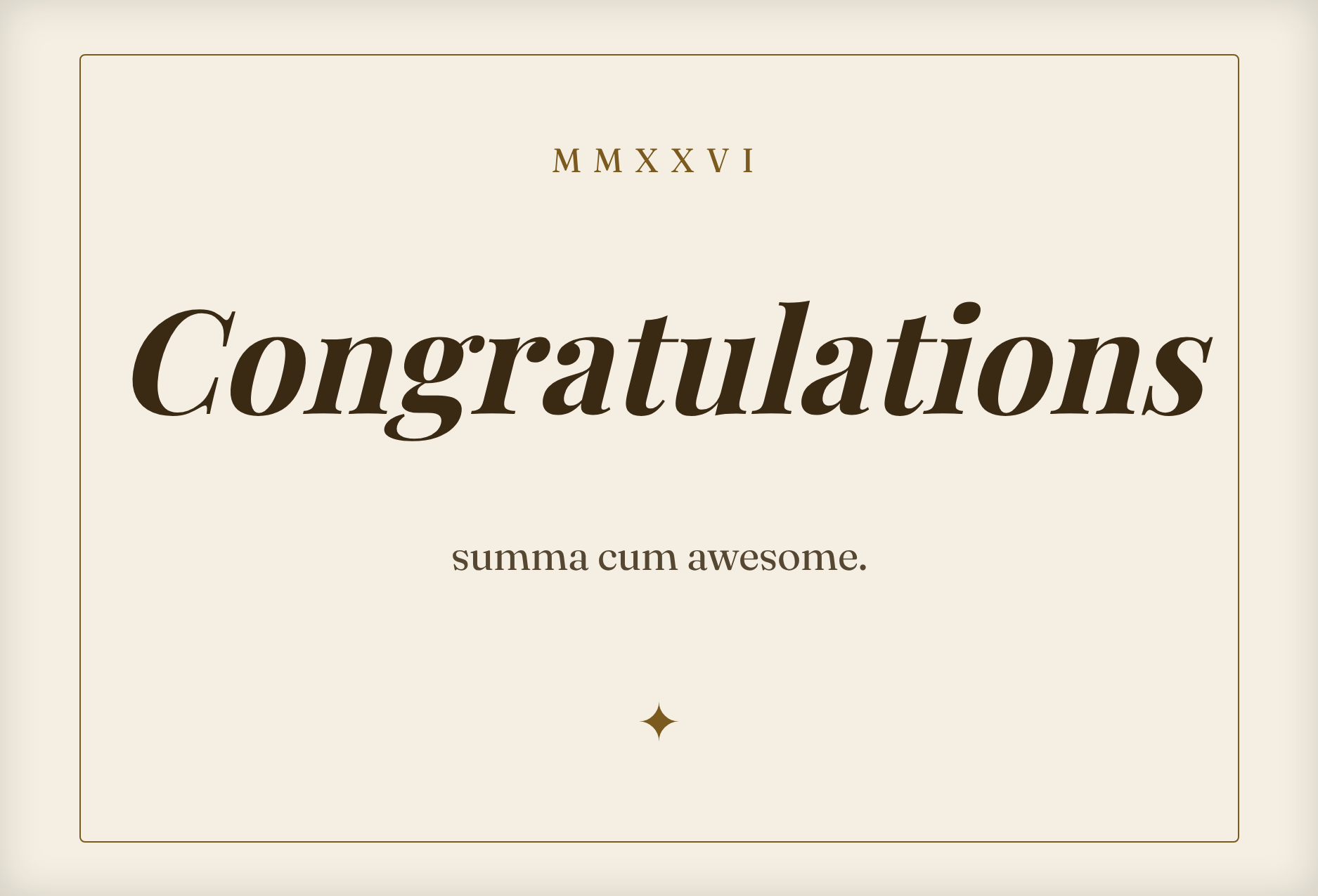 Congratulations Graduate postcard design